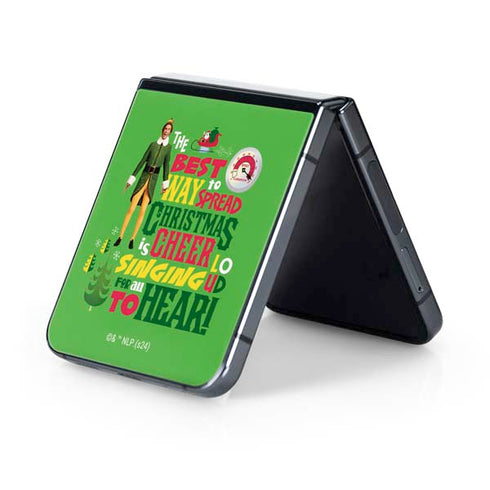 Elf Spread Christmas Cheer Galaxy Z Flip5 5G Skin